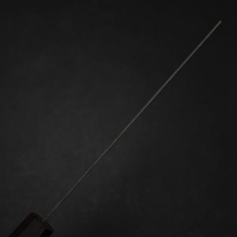 Nakiri 440C Nashiji Damascus Purple Urushi Handle 165mm-[Musashi]-[Japanese-Kitchen-Knives]