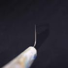 Nakiri AUS-10 Nashiji Damascus Ocean White Mix Handle 165mm (6.5”)-[Musashi]-[Japanese-Kitchen-Knives]