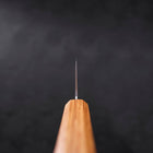 Nakiri AUS-10 Polished Oak Handle 165mm (6.5”)-[Musashi]-[Japanese-Kitchen-Knives]