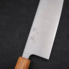 Nakiri AUS-10 Polished Yaki-Urushi Handle 165mm (6.5”)-[Musashi]-[Japanese-Kitchen-Knives]