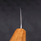Nakiri AUS-10 Polished Yaki-Urushi Handle 165mm (6.5”)-[Musashi]-[Japanese-Kitchen-Knives]
