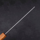 Nakiri AUS-10 Polished Yaki-Urushi Handle 165mm (6.5”)-[Musashi]-[Japanese-Kitchen-Knives]