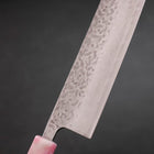 Nakiri AUS-10 Tsuchime Damascus Ocean Sakura Handle 165mm (6.5”)-[Musashi]-[Japanese-Kitchen-Knives]