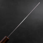 Nakiri AUS-10 Tsuchime Damascus Sumi Urushi Handle 165mm (6.5”)-[Musashi]-[Japanese-Kitchen-Knives]