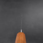 Nakiri AUS-10 Tsuchime Damascus Yaki Urushi Handle 165mm (6.5”)-[Musashi]-[Japanese-Kitchen-Knives]