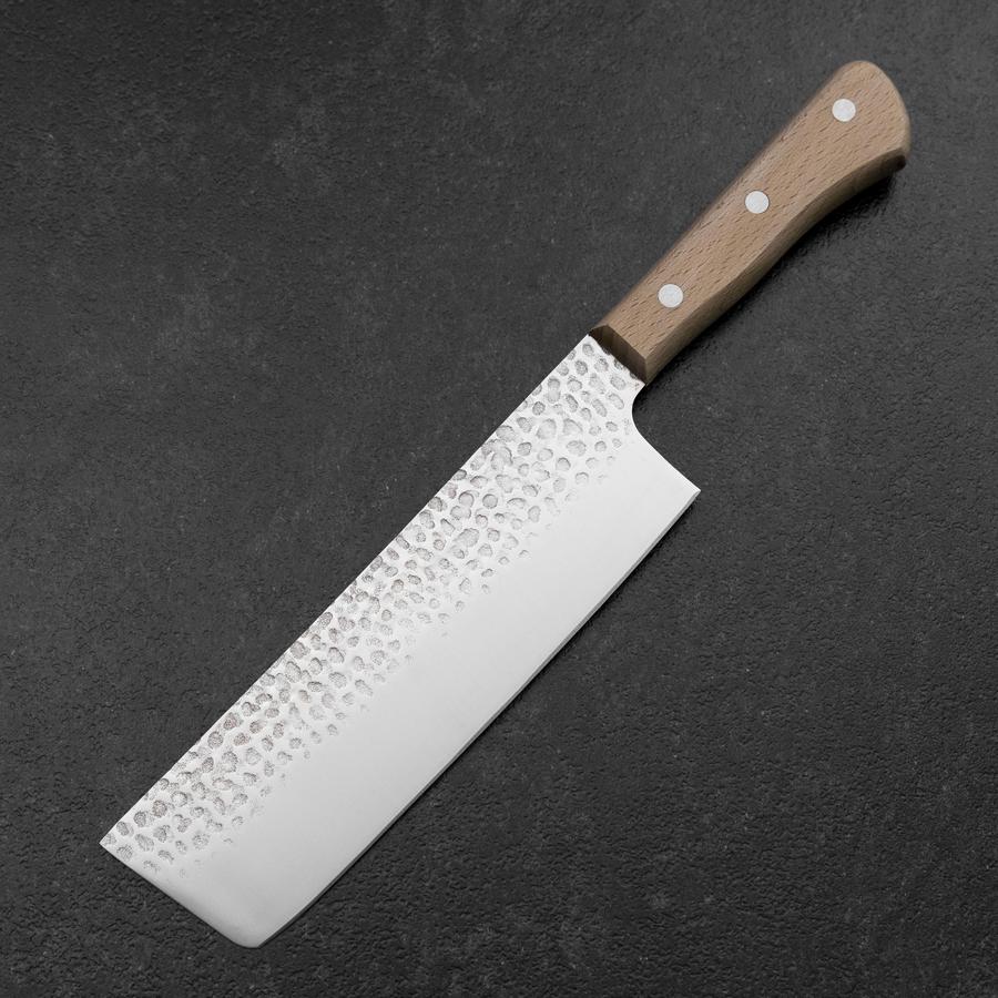 菜切包丁 AUS-6 槌目 洋風柄 170mm – MUSASHI