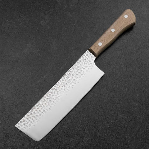 Nakiri AUS-6 Tsuchime Western Handle 170mm-[Musashi]-[Japanese-Kitchen-Knives]