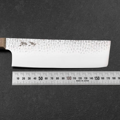 Nakiri AUS-6 Tsuchime Western Handle 170mm-[Musashi]-[Japanese-Kitchen-Knives]