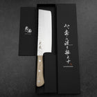 Nakiri AUS-6 Tsuchime Western Handle 170mm-[Musashi]-[Japanese-Kitchen-Knives]