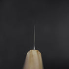 Nakiri AUS-8 Nashiji Olive Handle 165mm (6.5”)-[Musashi]-[Japanese-Kitchen-Knives]