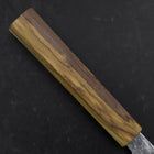 Nakiri AUS-8 Nashiji Olive Handle 165mm (6.5”)-[Musashi]-[Japanese-Kitchen-Knives]