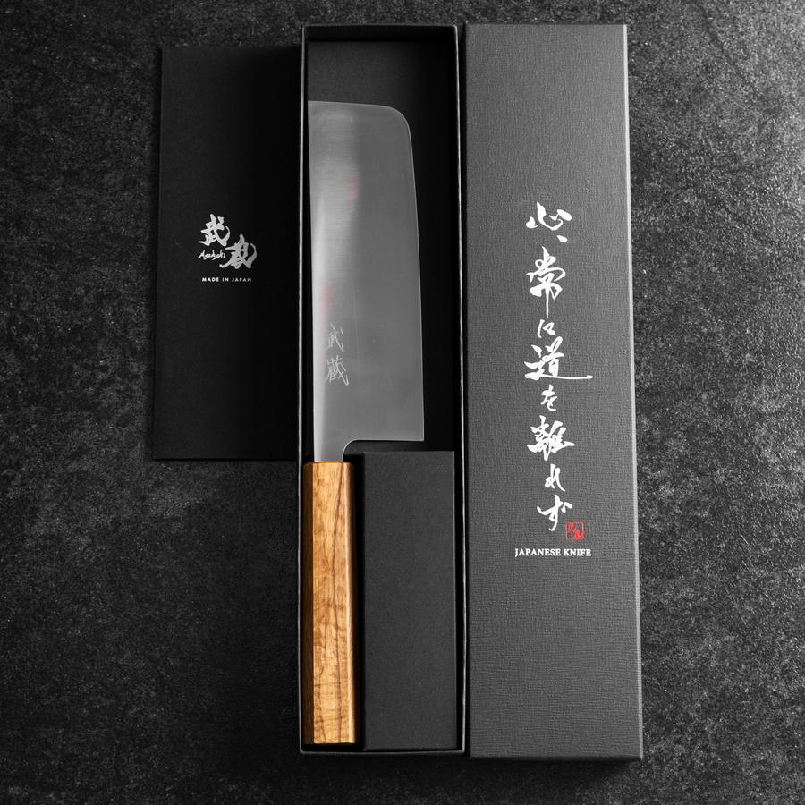 菜切 AUS-8 磨き オーク柄 165mm – MUSASHI