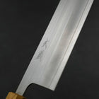 Nakiri AUS-8 Polished Yaki Urushi Handle 165mm (6.5”)-[Musashi]-[Japanese-Kitchen-Knives]