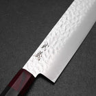 Nakiri AUS-8 Tsuchime Damascus Pakka Handle 165mm-[Musashi]-[Japanese-Kitchen-Knives]