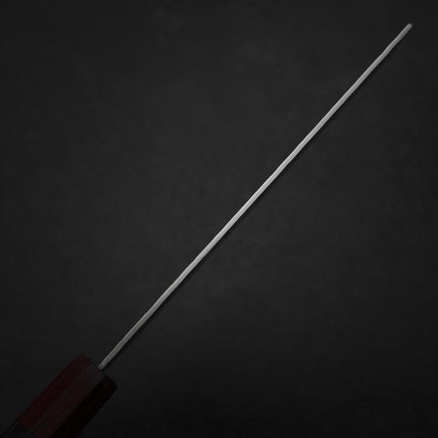 Nakiri AUS-8 Tsuchime Damascus Pakka Handle 165mm-[Musashi]-[Japanese-Kitchen-Knives]