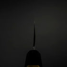 Nakiri Blue Steel #1 Kurouchi Buffalo Magnolia Handle 165mm-[Musashi]-[Japanese-Kitchen-Knives]