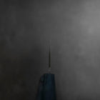 Nakiri Blue Steel #1 Kurouchi Dark Blue Urushi Handle 165mm (6.5”)-[Musashi]-[Japanese-Kitchen-Knives]