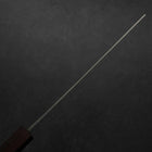 Nakiri Blue Steel #1 Stainless Clad Kurouchi Purple Urushi Handle 165mm-[Musashi]-[Japanese-Kitchen-Knives]