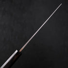 Nakiri Blue Steel #2 Damascus Buffalo Ebony Handle 165mm (6.5”)-[Musashi]-[Japanese-Kitchen-Knives]