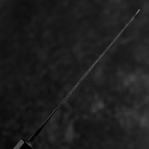 Nakiri Blue Steel #2 Kurouchi Buffalo Walnut Handle 165mm-[Musashi]-[Japanese-Kitchen-Knives]