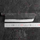 Nakiri Blue Steel #2 Kurouchi Buffalo Walnut Handle 165mm-[Musashi]-[Japanese-Kitchen-Knives]