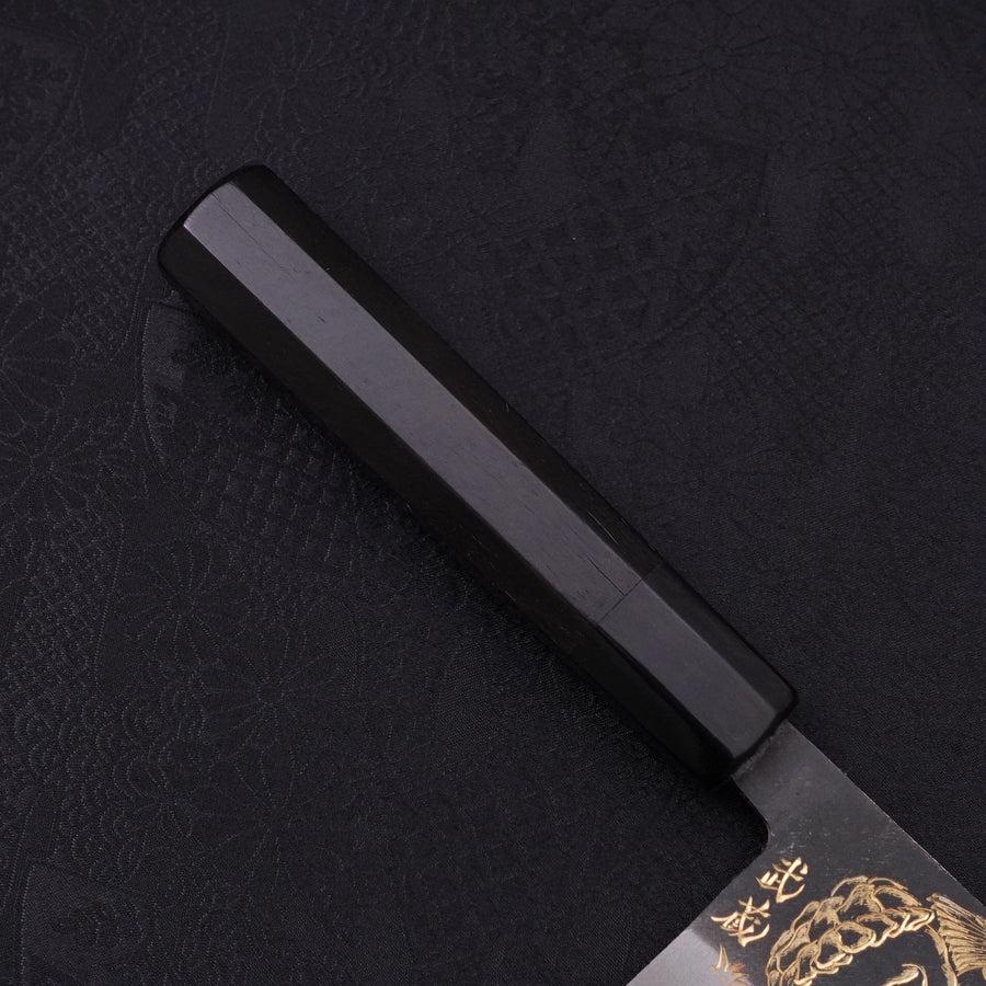 菜切 青紙2号 黒打 河童 カエル 黒檀水牛柄 165mm – MUSASHI