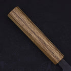 Nakiri Blue Steel #2 Kurouchi Oak Handle 165mm (6.5”)-[Musashi]-[Japanese-Kitchen-Knives]