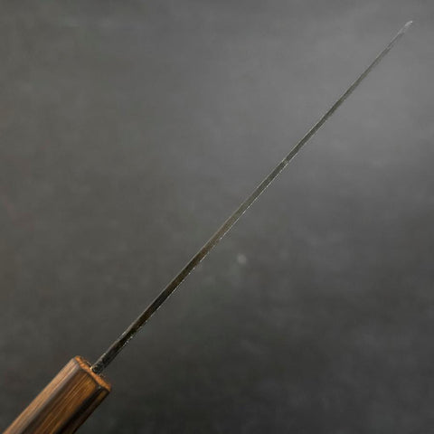 Nakiri Blue Steel #2 Kurouchi Sumi Urushi Handle 165mm (6.5”)-[Musashi]-[Japanese-Kitchen-Knives]