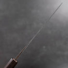 Nakiri Blue Steel #2 Kurouchi Walnut Handle 165mm (6.5”)-[Musashi]-[Japanese-Kitchen-Knives]