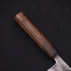 Nakiri Blue Steel #2 Nashiji Sumi Urushi Handle 165mm (6.5”)-[Musashi]-[Japanese-Kitchen-Knives]