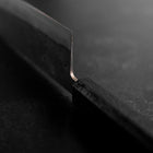 Nakiri Blue Steel #2 Stainless Clad Nashiji Black Ishime Handle 165mm-[Musashi]-[Japanese-Kitchen-Knives]