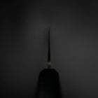 Nakiri Blue Steel #2 Stainless Clad Nashiji Dark Blue Urushi Handle 165mm-[Musashi]-[Japanese-Kitchen-Knives]