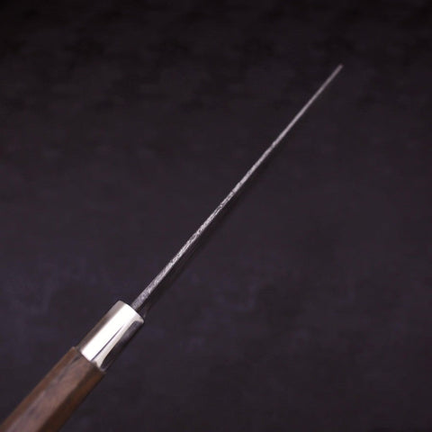 Nakiri Blue Steel #2 Walnut Handle 200mm (7.9”)-[Musashi]-[Japanese-Kitchen-Knives]