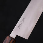 Nakiri Blue Super Polished Sumi Urushi Handle 165mm (6.5”)-[Musashi]-[Japanese-Kitchen-Knives]