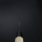 Nakiri Blue Steel #2 Kurouchi Hinoki Handle 135mm-[Musashi]-[Japanese-Kitchen-Knives]