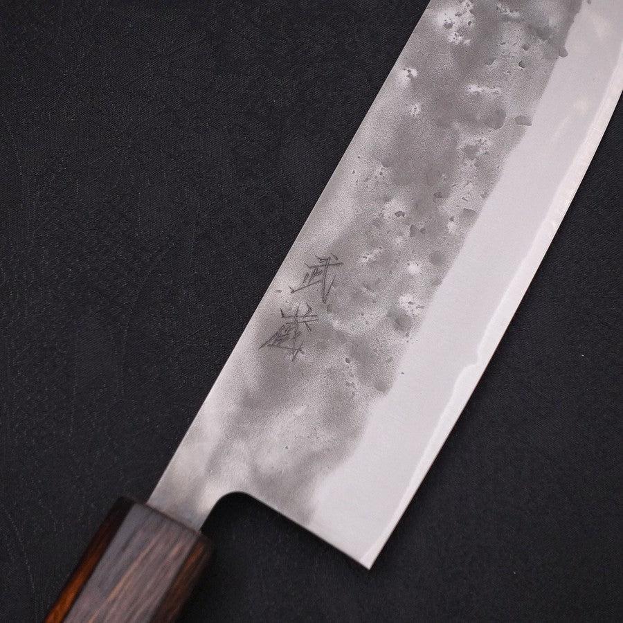 Nakiri Blue steel #2 Nashiji Sumi Urushi Handle 165mm-Blue steel #2-Nashiji-Japanese Handle-[Musashi]-[Japanese-Kitchen-Knives]