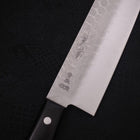 Nakiri Blue Steel #2 Tsuchime Stainless Clad Western Handle 165mm-[Musashi]-[Japanese-Kitchen-Knives]