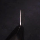 Nakiri Blue Steel #2 Tsuchime Stainless Clad Western Handle 165mm-[Musashi]-[Japanese-Kitchen-Knives]