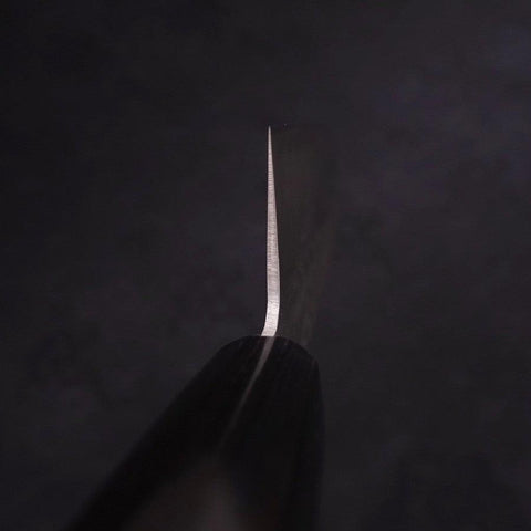 Nakiri Blue Steel #2 Tsuchime Stainless Clad Western Handle 165mm-[Musashi]-[Japanese-Kitchen-Knives]