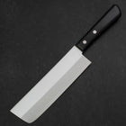 Nakiri Chromax Polished Western Black Handle 165mm (6.5”)-[Musashi]-[Japanese-Kitchen-Knives]