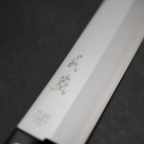 Nakiri Chromax Polished Western Black Handle 165mm (6.5”)-[Musashi]-[Japanese-Kitchen-Knives]