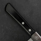 Nakiri Chromax Polished Western Black Handle 165mm (6.5”)-[Musashi]-[Japanese-Kitchen-Knives]