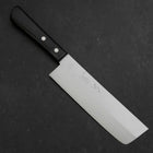 Nakiri Chromax Polished Western Black Handle 165mm (6.5”)-[Musashi]-[Japanese-Kitchen-Knives]