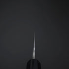 Nakiri Cobalt Stainless HRC62 Kurouchi Damascus Buffalo Ebony Handle 165mm-[Musashi]-[Japanese-Kitchen-Knives]