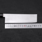 Nakiri HAP-40 Polished Buffalo Ebony Handle 165mm (6.5”)-[Musashi]-[Japanese-Kitchen-Knives]