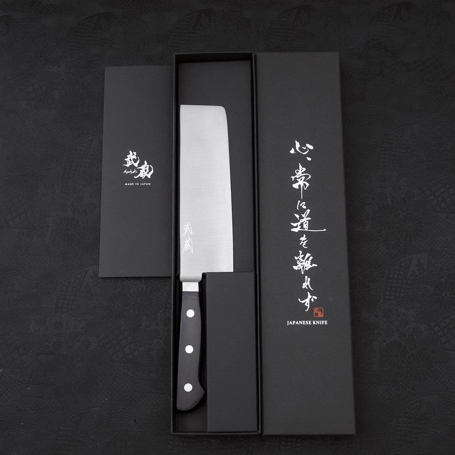 菜切 HAP-40粉末ハイス 磨き 洋風柄 165mm – MUSASHI