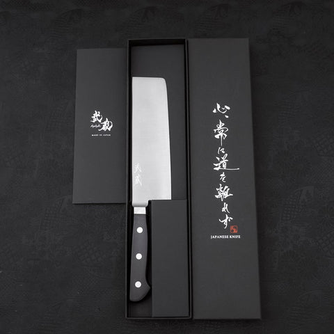 Nakiri HAP-40 Polished Western Handle 165mm (6.5”)-[Musashi]-[Japanese-Kitchen-Knives]