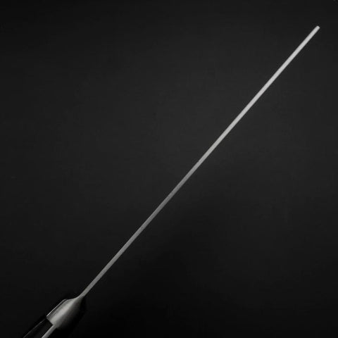 Nakiri Molybdenum Polished Western Black Handle 160mm (6.3”)-[Musashi]-[Japanese-Kitchen-Knives]