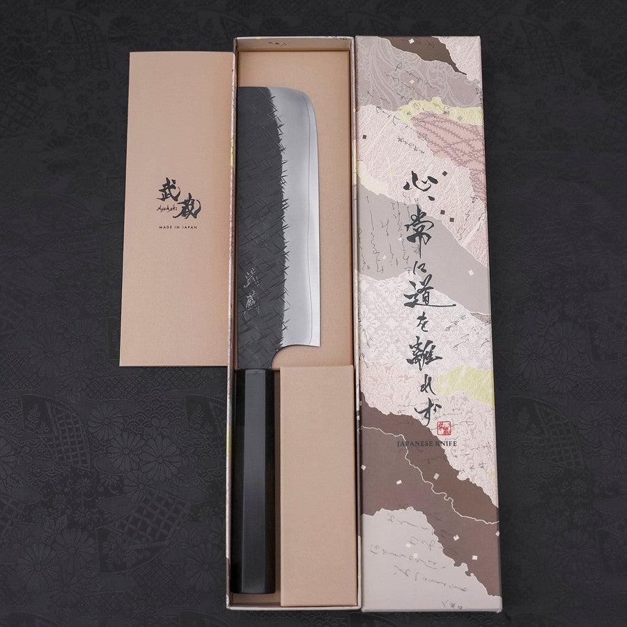 菜切 SG-2 黒打槌目 黒檀水牛柄 170mm – MUSASHI