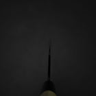 Nakiri SK Steel Kurouchi Kurigata Magnolia Handle 170mm-[Musashi]-[Japanese-Kitchen-Knives]